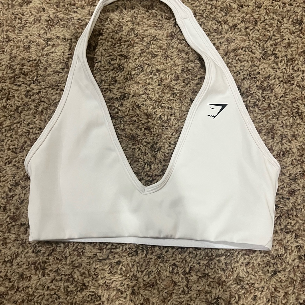 White Sports Bra